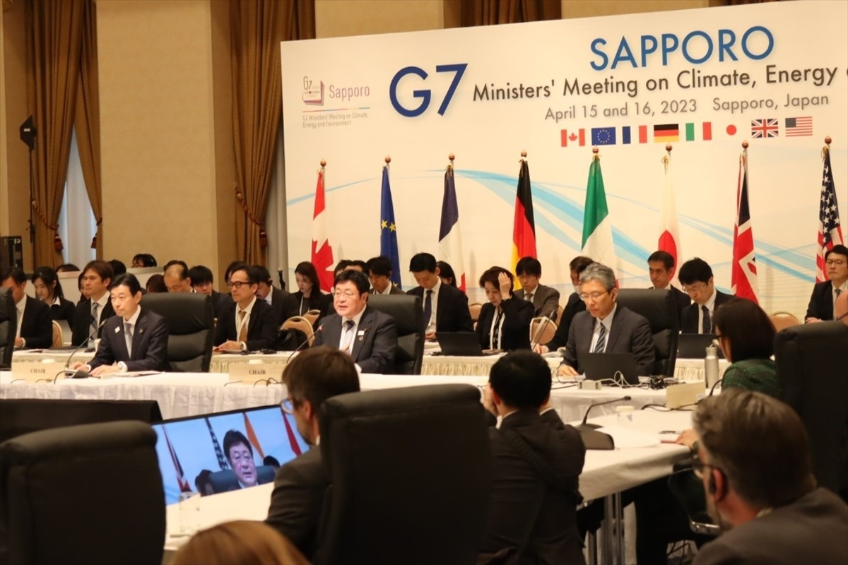 札幌で開催されたG７気候・エネ・環境相会合（提供・環境省）