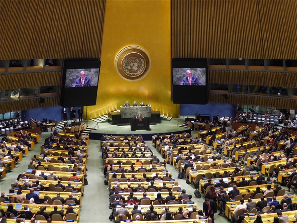 国連2023水会議開幕（筆者撮影）
