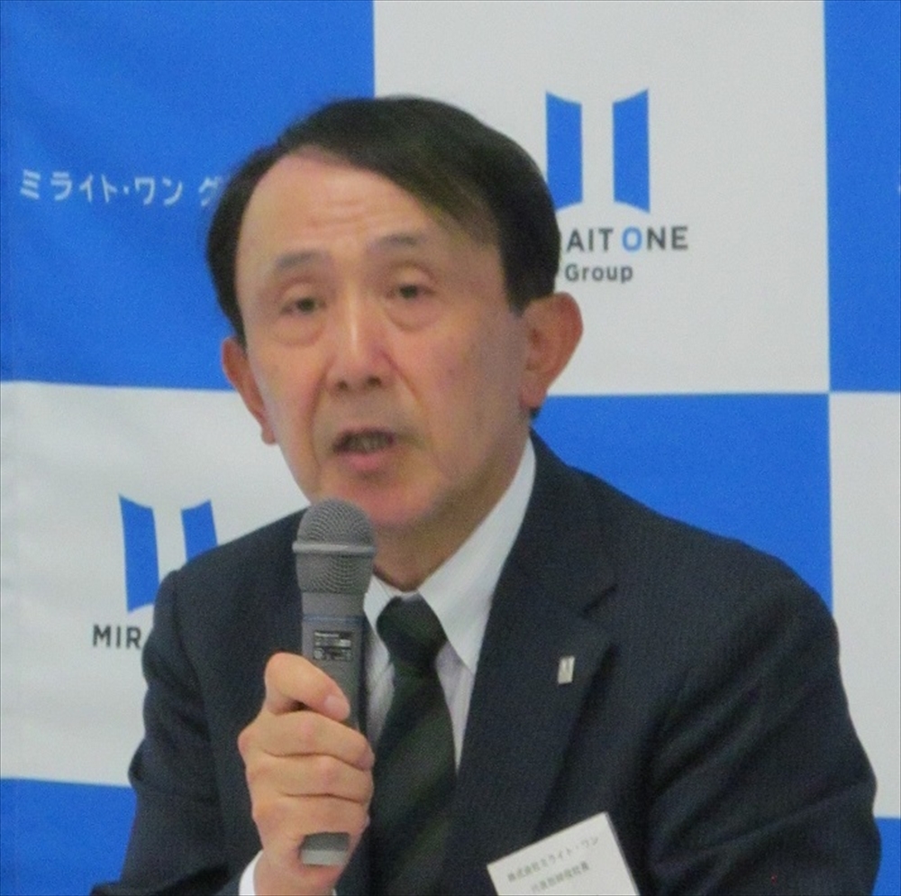 ミライト・ワン　中山社長