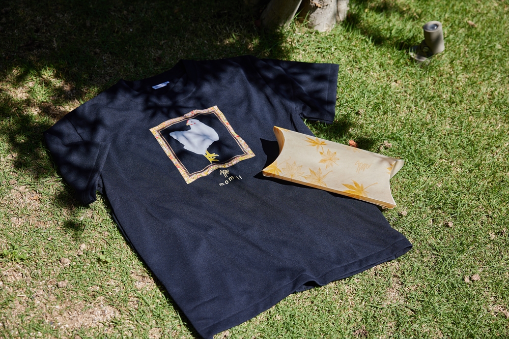 「momiji」とコラボでアートTシャツ製作 JEPLANのBRING 松山ケンイチさんらのアップサイクルブランド_「momiji」とコラボしたオリジナルアートTシャツを製作(photo/TOGAVISION)