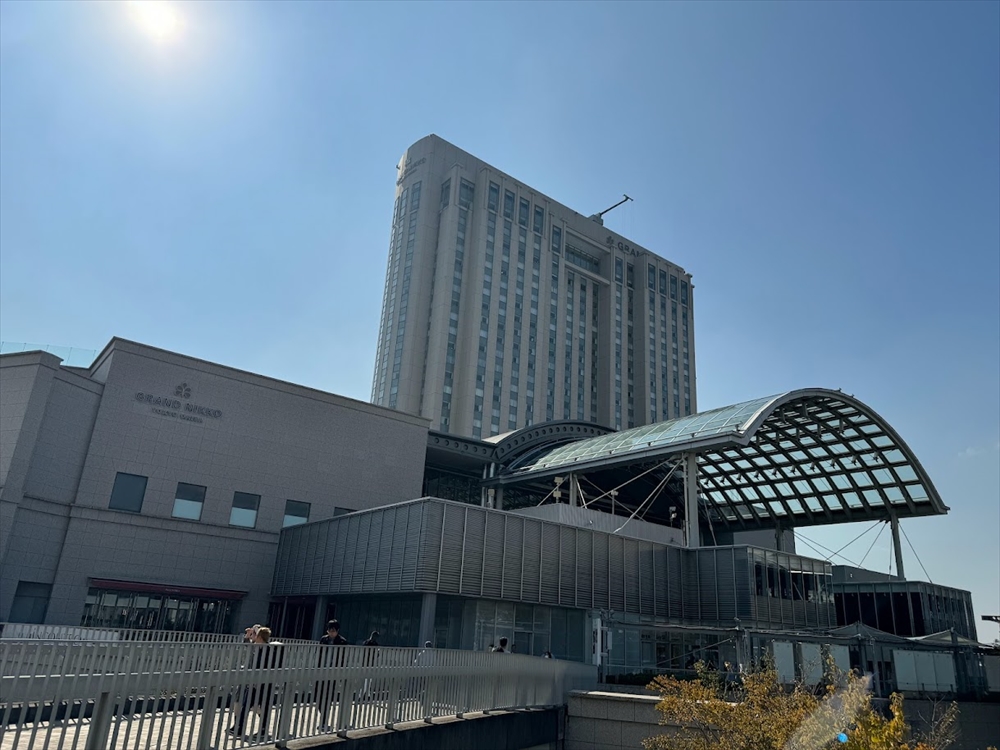 会場となる「グランドニッコー東京　台場」