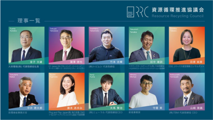 資源循環推進協議会　理事一覧