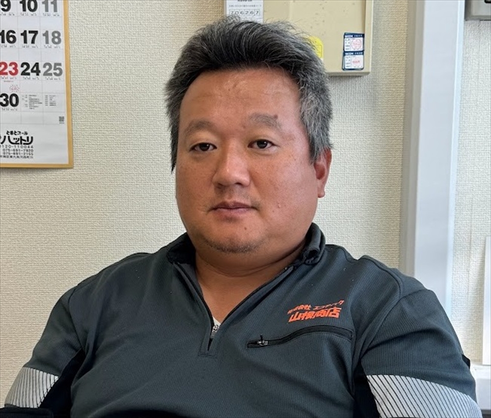 京都府産業資源循環協協会青年部会部会長（エコティック山根商店代表取締役）　山根弘丈氏
