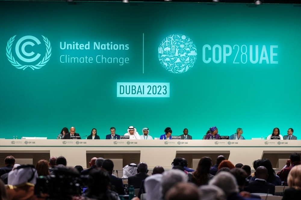 「損失と損害」基金の運用で合意　COP28開幕　日本など計４億ドルの拠出を表明　ＧＳＴに追い風も予断許さぬ状況_11月30日にドバイで開幕したCOP28（提供・国際持続可能開発研究所）