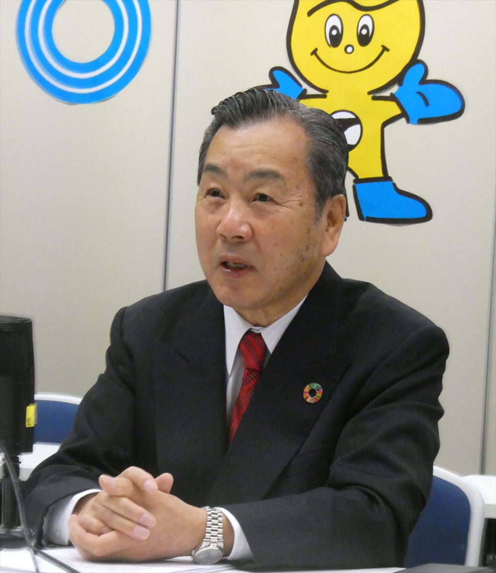 脱炭素への対応が産廃処理業界のビジネスチャンスになるとする永井会長
