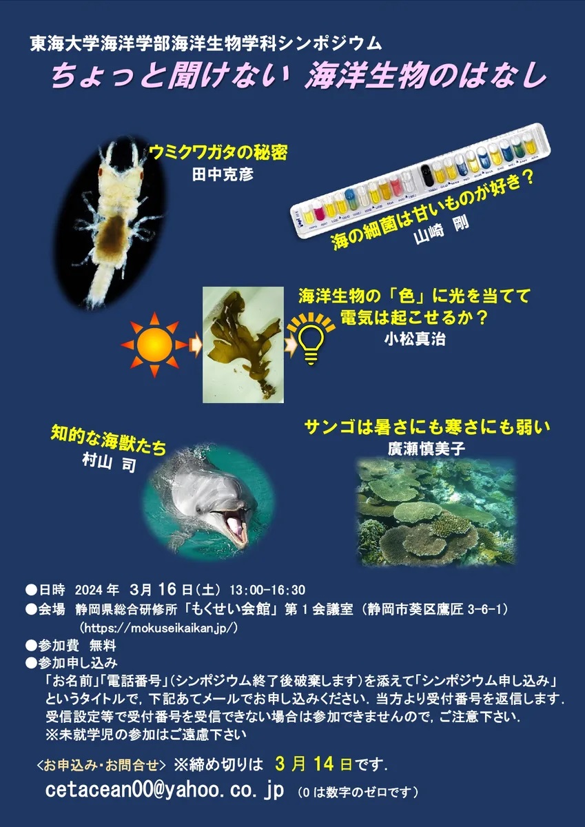 ちょっと聞けない 海洋生物の話