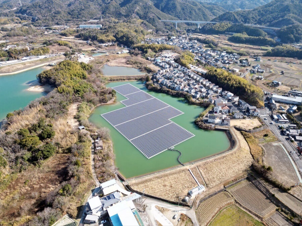 ため池で再エネ事業 三井住友建設_