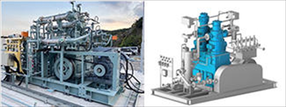 高圧大流量水素圧縮機を発売 三井E&S_