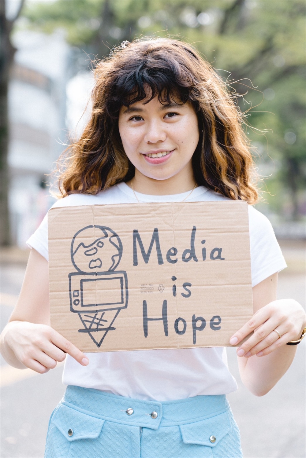 名取由佳さん（Media is Hope共同代表）