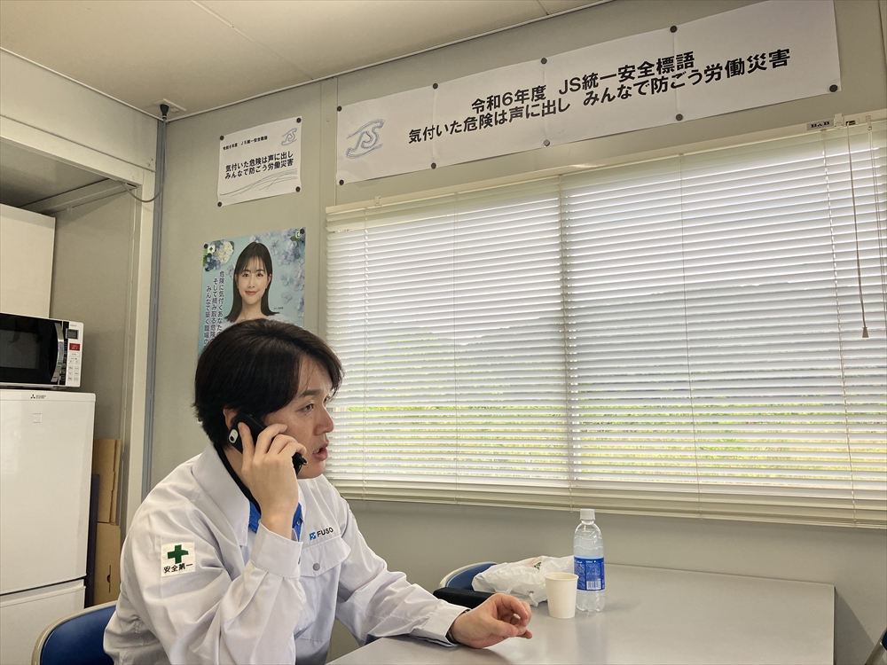 鼎談　下水道の仕事はもっと魅力的になる！　異業種出身者だから気づけた伸びしろ_写真１　「下水道処理場には設備がたくさんあって面白い」（フソウの押川さん）