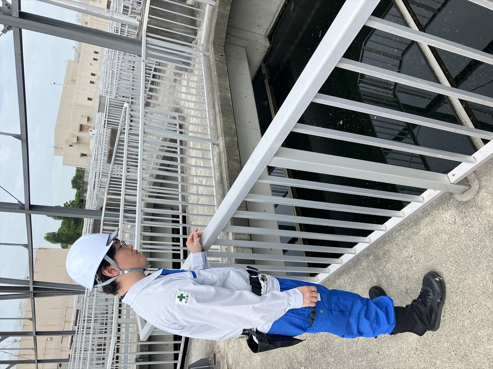 鼎談　下水道の仕事はもっと魅力的になる！　異業種出身者だから気づけた伸びしろ_写真３　「下水処理場が清潔に保たれていて驚きました」（フソウの押川さん）