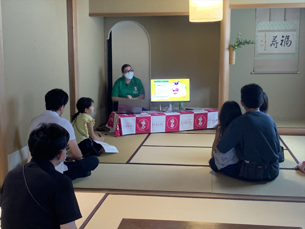寺子屋風の神戸酒心館ブース