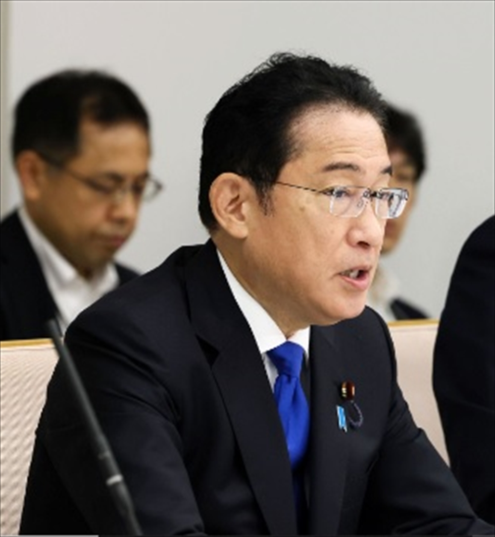 会議の取りまとめを行う岸田首相（首相官邸ホームページより）