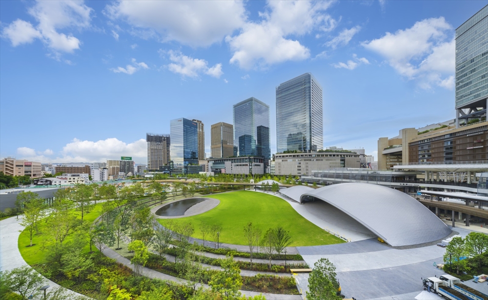グラングリーン大阪・サウスパーク全景（Ｃ）Ａｋｉｒａ　Ｉｔｏ．ａｉｆｏｔｏ