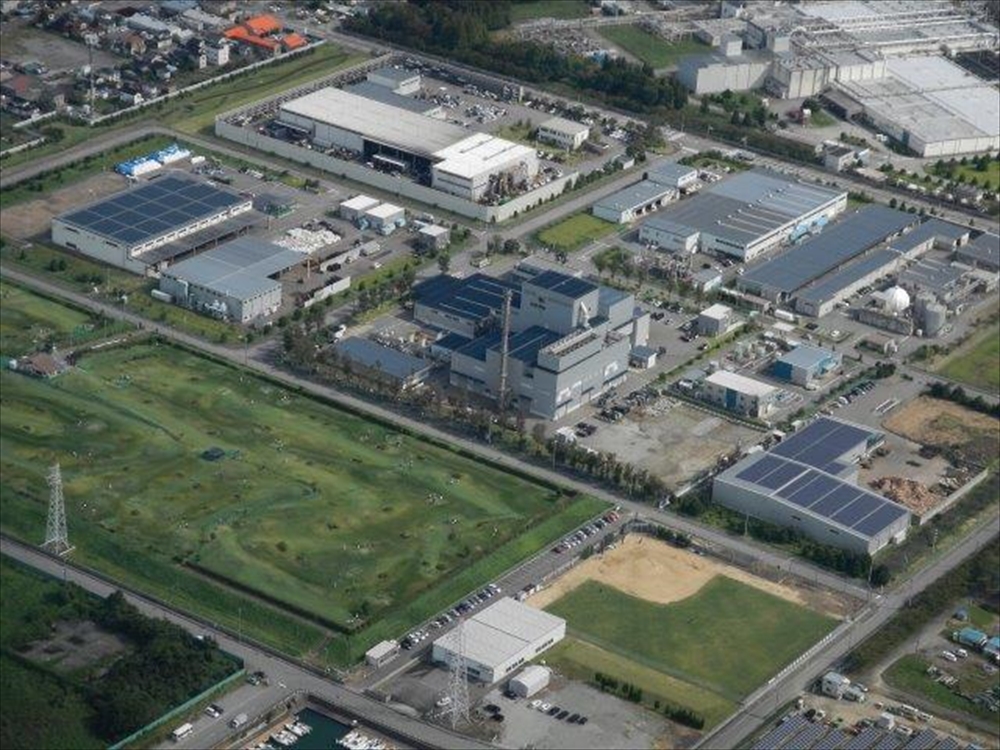 富山市エコタウンの視察が行われる