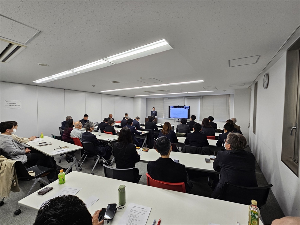 「アスベスト分析ラウンドロビンテスト委員会」が発足 分析機関間の技能試験プログラム構築へ 建材の分析結果を第三者評価 精度管理・品質保証や「ラボ監査」も 不正確な分析の放置は法の執行まで破壊_設立総会の会場