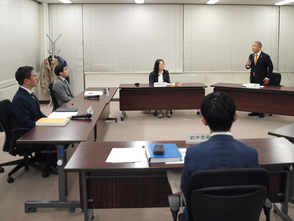 相模原市　下水道管渠工事中の死亡事故受け再発防止に向け仕様書の見直しへ_最終委員会であいさつする本村市長