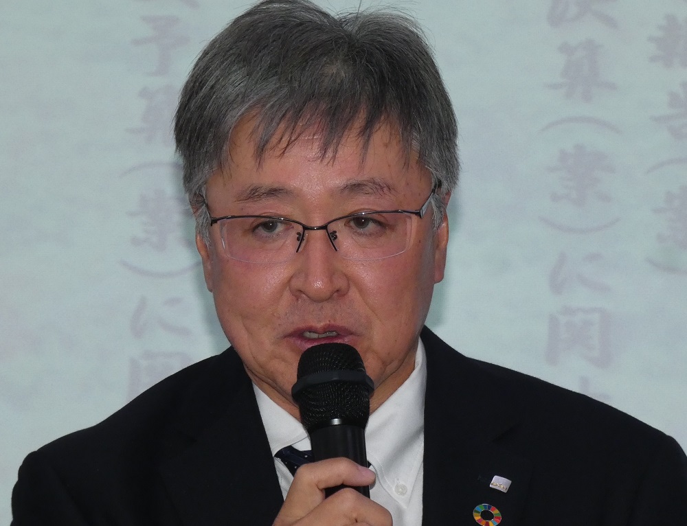 総会フラッシュ エースモール工法協会 新会長に小林氏_小林会長