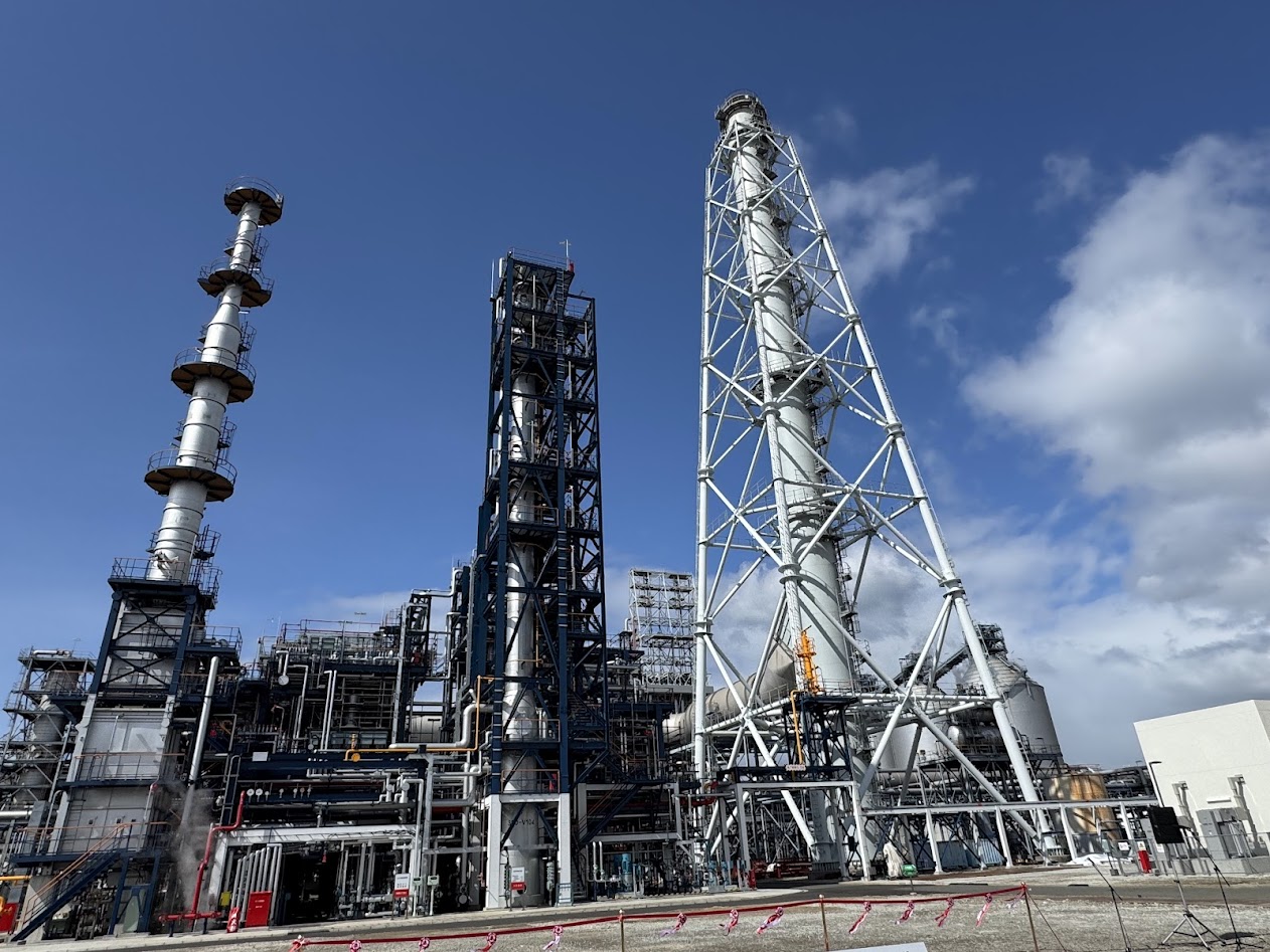 ＳＡＦＦＡＩＲＥ ＳＫＹ ＥＮＥＲＧＹの国産ＳＡＦ製造設備が完工