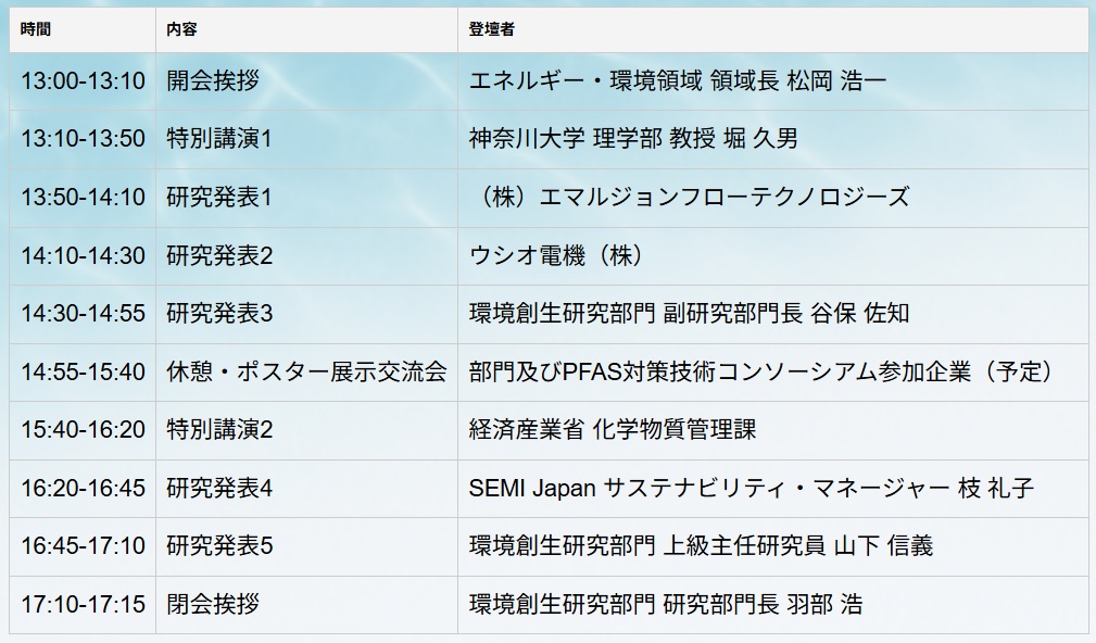 C:\Users\win74\Desktop\企画・記事関係\20250620_51★2025年度 産総研エネルギー・環境シンポジウムシリーズ「有\250623sansouken.jpg_ PFAS、環境と産業の共生へ 10月末にシンポ開催 産総研