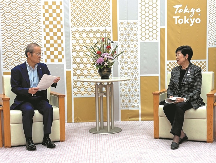 特別対談　環境と福祉の未来を語る～ウェルビーイングの向上のために～　東京都知事 小池百合子氏／恩賜財団済生会理事長 炭谷茂氏　人々が自己実現の希望を持ち暮らせる都市目指して_