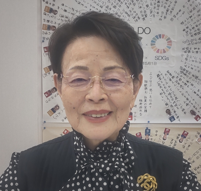 名晃 顧問　峠 テル子 氏