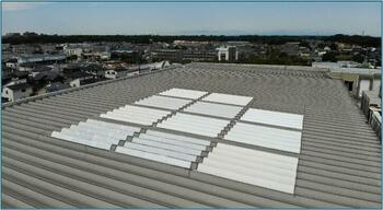 断熱塗料の効果検証　サーマリティカ「ＴＩＩＳＡ」　鴻池組_実証実験の様子