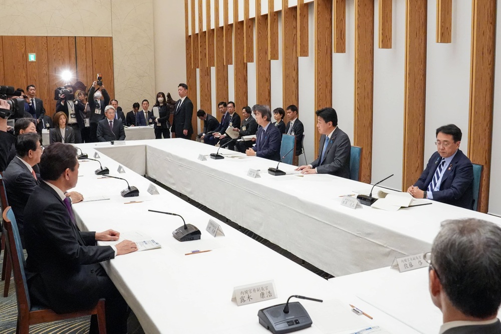 先月23日に開かれた関係閣僚会議（官邸ＨＰより）