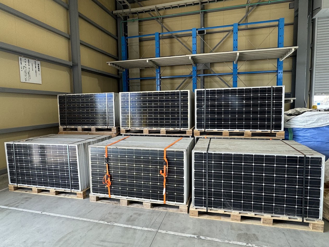 使用済み太陽光パネル