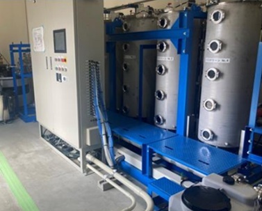 ＰＦＡＳ除去装置として導入された流機エンジニアリングの「ＥＣＯクリーンＬＦＰ」（同社資料より）