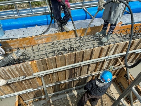 \\192.168.1.212\share\EDIAN\Drive_S\USRDATA\editext\環境新聞\新聞・オンライン用原稿\【済】\20260128_42「低炭素性」と「資源循環性」を併せ持つ環境にやさしいコンクリ\260126-1.jpg_　五洋建設など13社が共同開発　低炭素・資源循環型コンクリートを基礎に適用　　