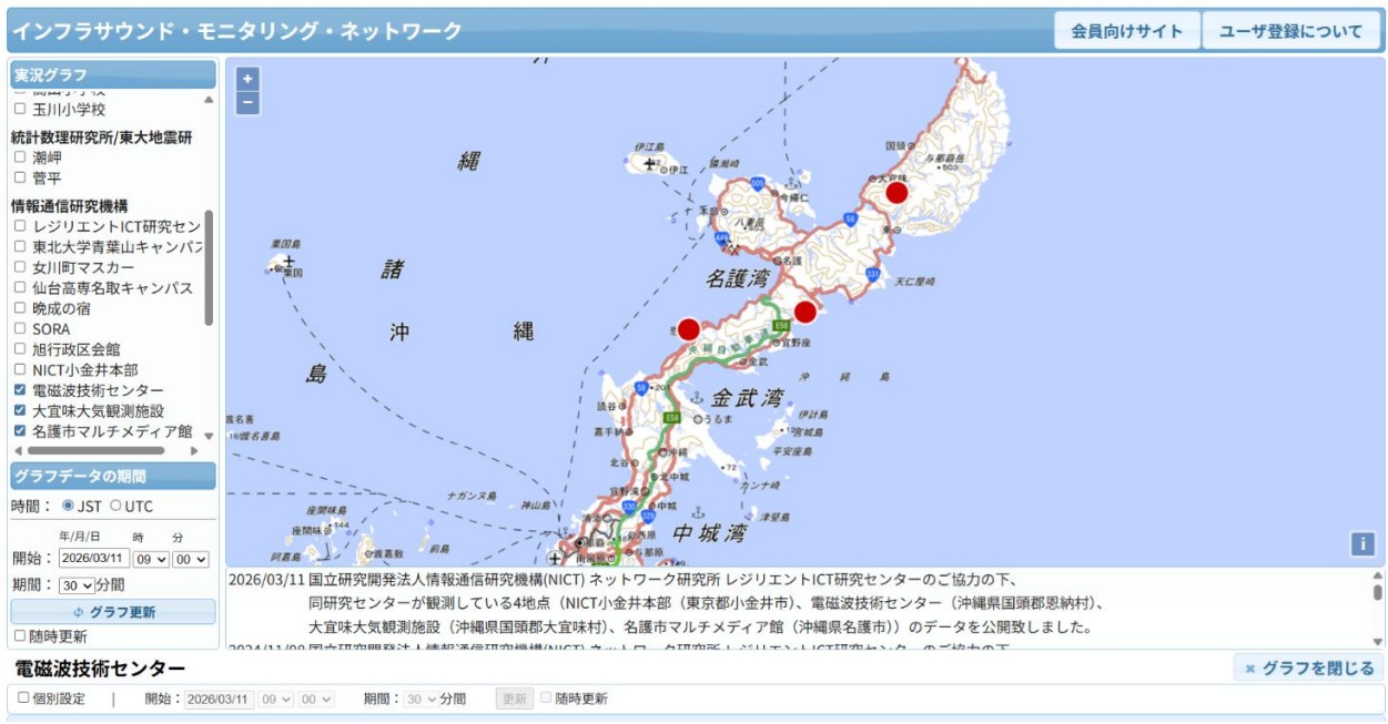 _　インフラサウンドのデータ追加　防災利用、全国23地点に拡大　日本気象協会　
