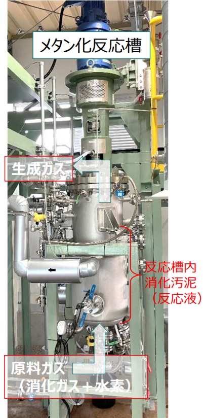 オルタナティブ・テクノロジー(110) 下水道アドバイザー 神林章元 カナデビアに聞く メタネーションの新たな展開(その2)_写真 メタン化反応槽