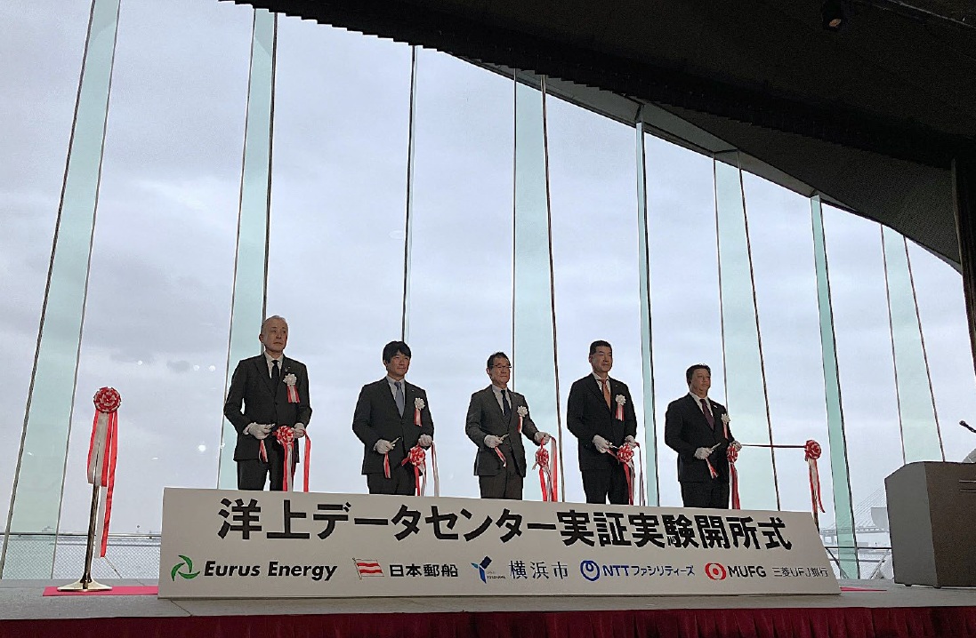 ３月25日には、関係者を集め実証実験の開所式が行われた