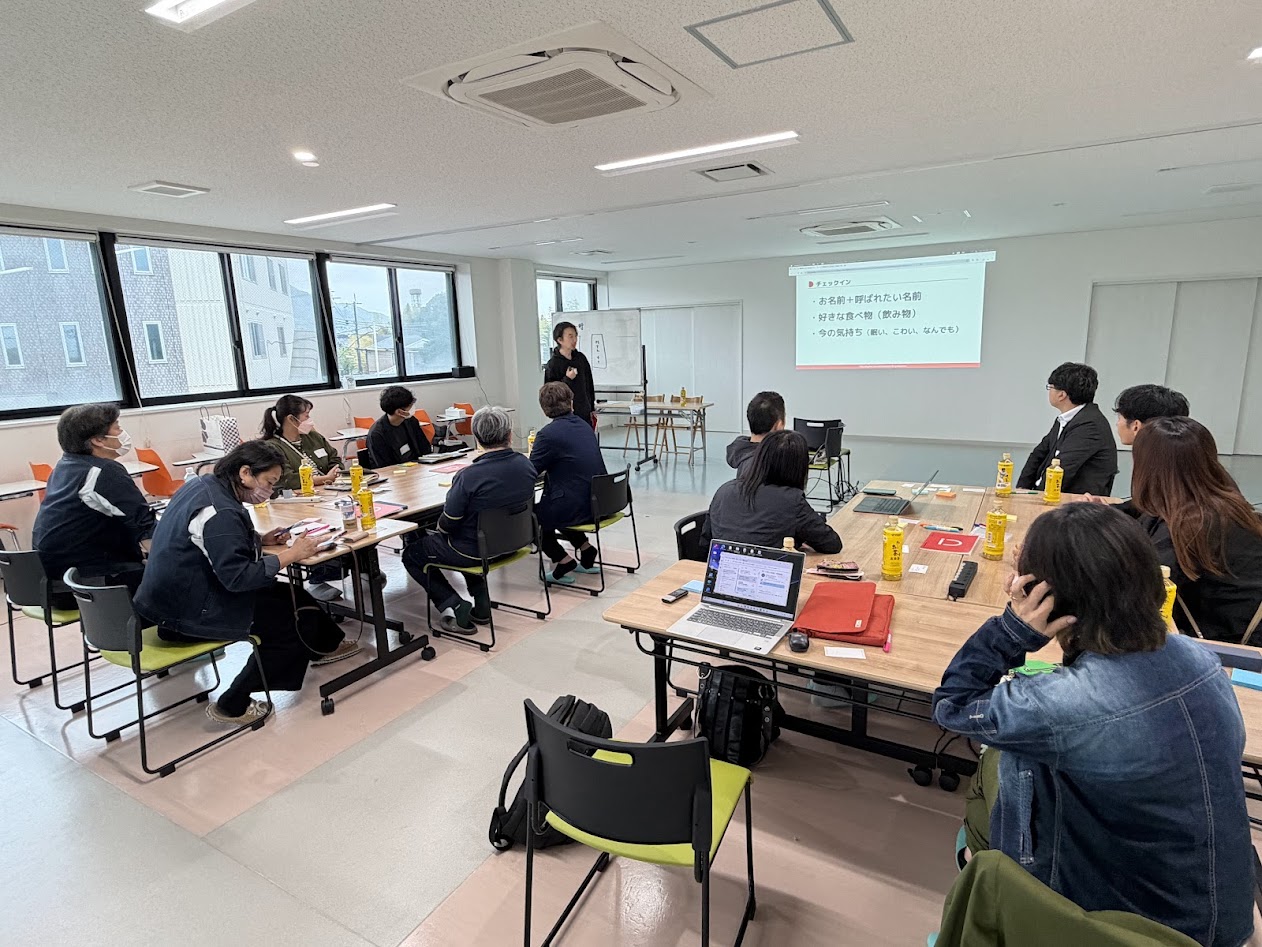 参加者が「ＲＩＮＧＯプロセス」を体験