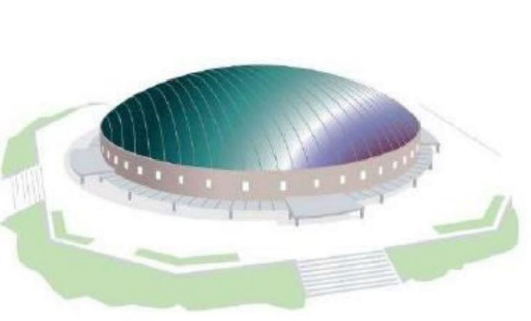 みずほＰａｙＰａｙドーム福岡の屋根へのペロブスカイト太陽電池導入イメージ（環境省資料より）