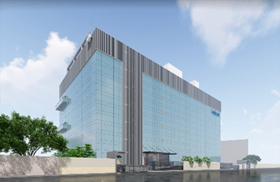 （仮称）CapitaLand DC Hyderabad　外観イメージ_〔三井不動産〕 インドのデータセンタープロジェクトに初参画　３都市で総発電容量約200メガ㍗