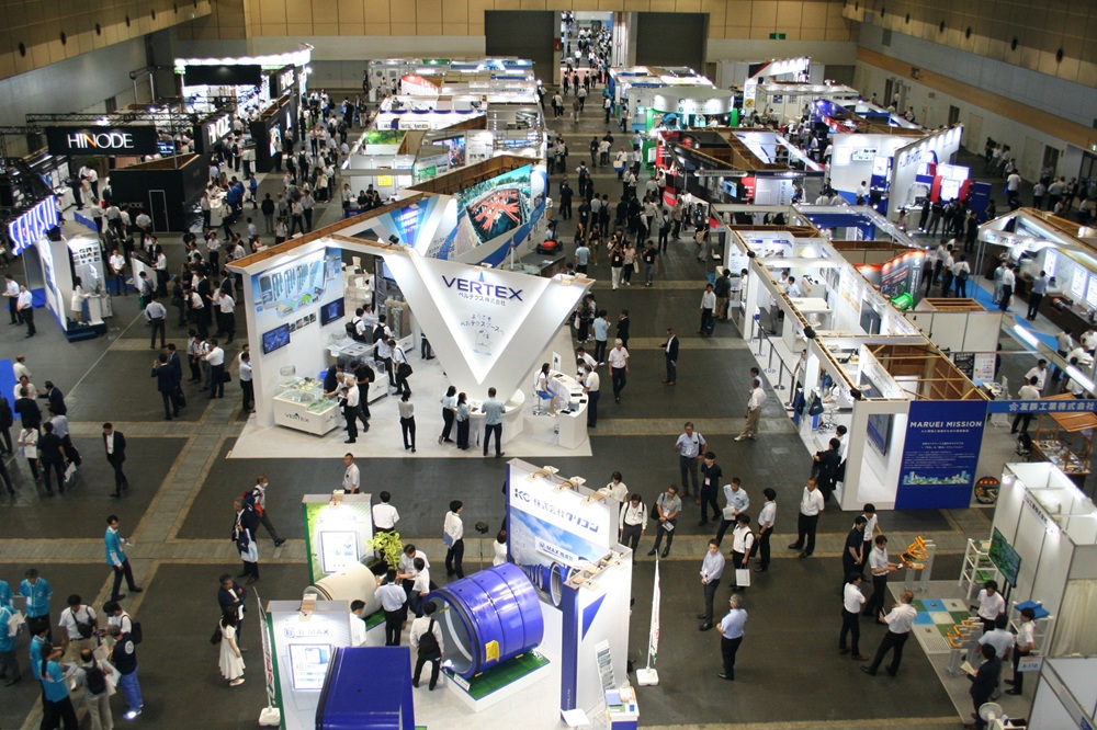 昨年の「下水道展 ’25 大阪」の会場風景