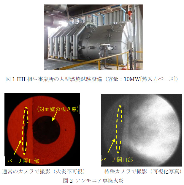_　アンモニア専焼バーナ　検証完了、火力発電へ　ＩＨＩ　