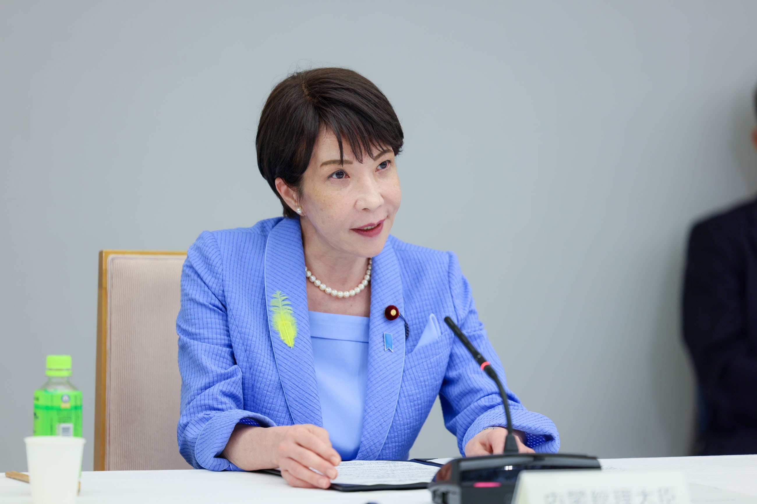経済財政諮問会議で会議のまとめを行う高市首相（官邸ＨＰより）
